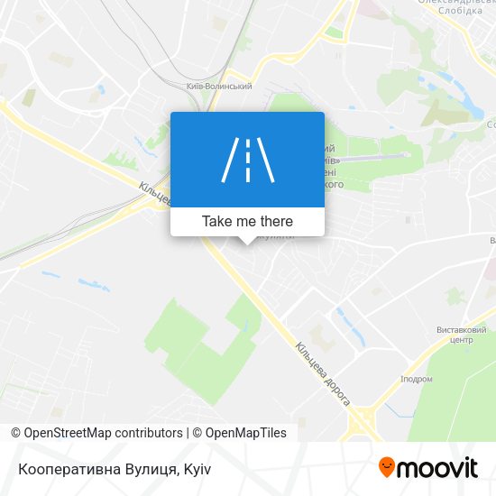 Кооперативна Вулиця map
