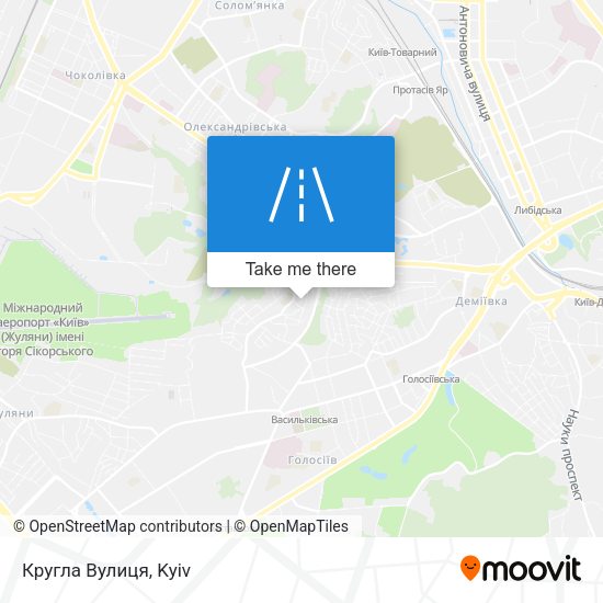Кругла Вулиця map