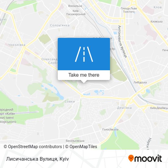 Лисичанська Вулиця map