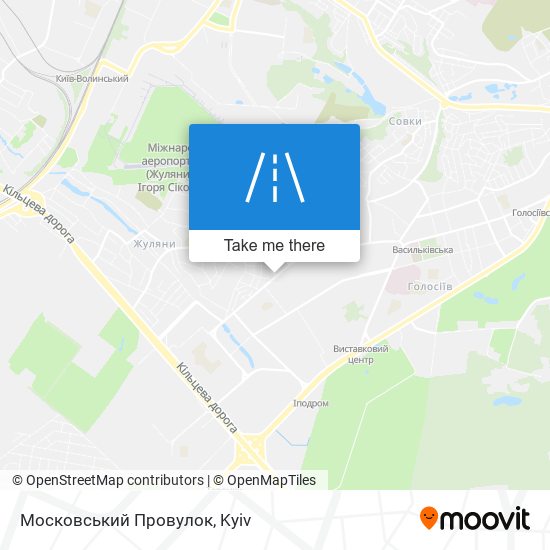 Карта Московський Провулок