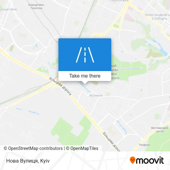 Карта Нова Вулиця