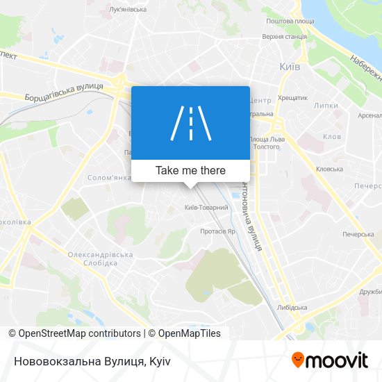 Нововокзальна Вулиця map