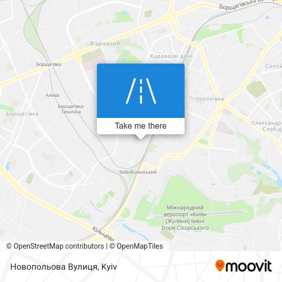 Новопольова Вулиця map