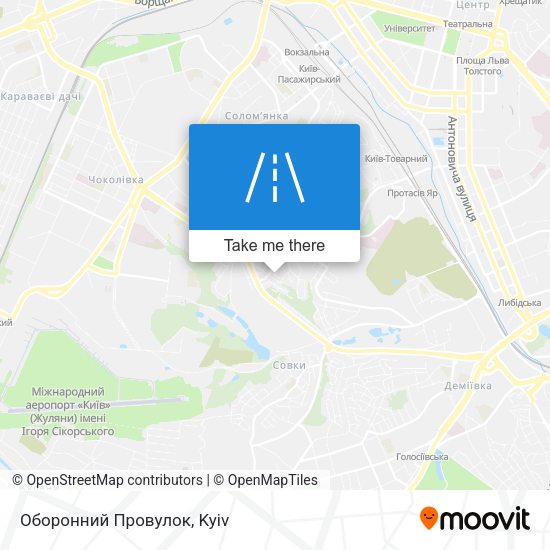 Оборонний Провулок map