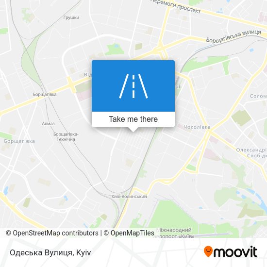Одеська Вулиця map