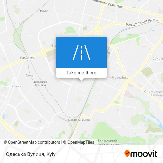 Карта Одеська Вулиця