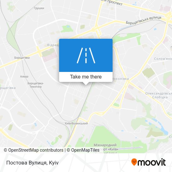 Постова Вулиця map