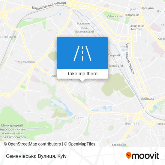 Семенівська Вулиця map