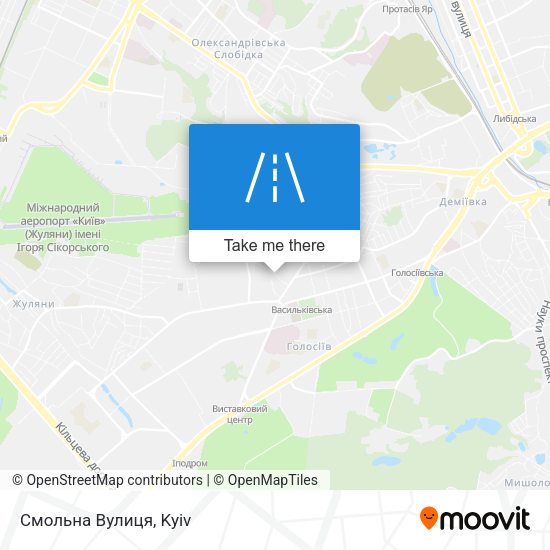 Смольна Вулиця map