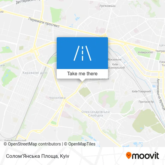Карта Солом’Янська Площа