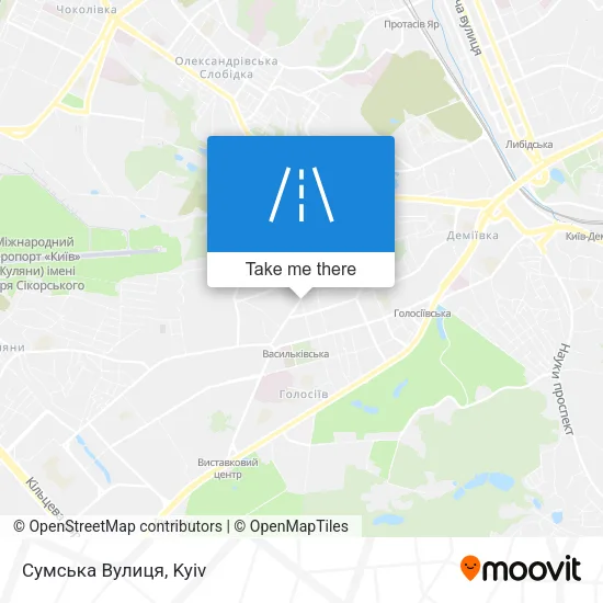 Карта Сумська Вулиця
