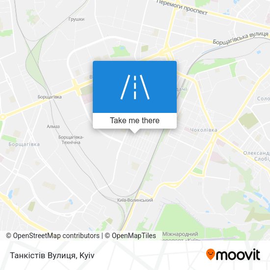 Танкістів Вулиця map