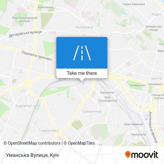 Уманська Вулиця map