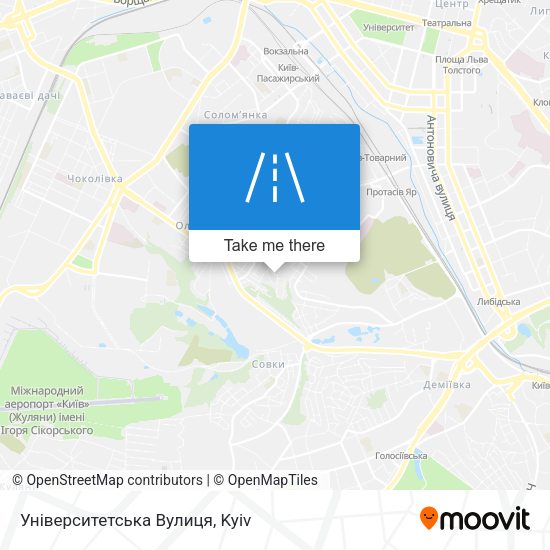 Університетська Вулиця map