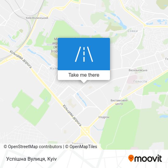 Успішна Вулиця map
