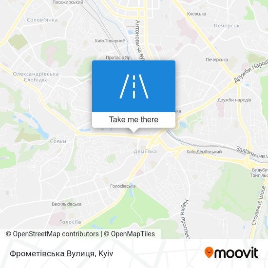 Фрометівська Вулиця map
