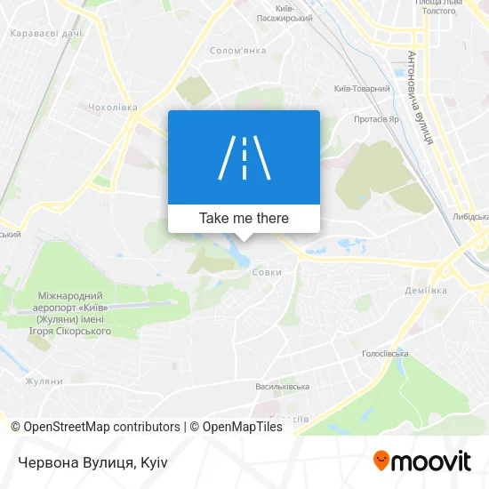 Карта Червона Вулиця