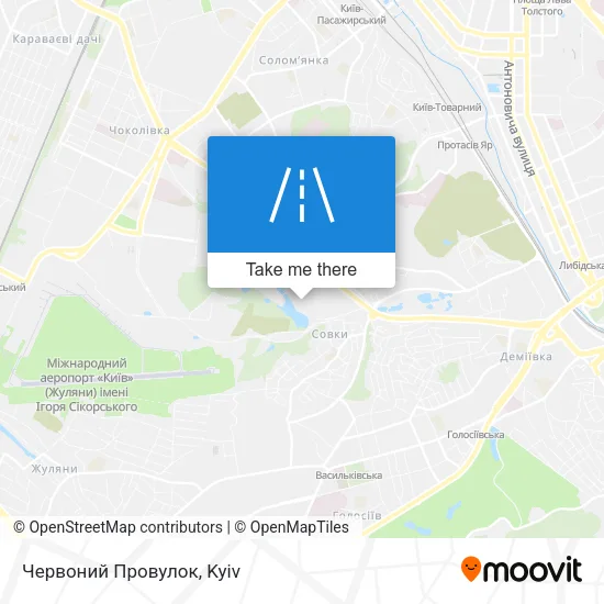 Карта Червоний Провулок