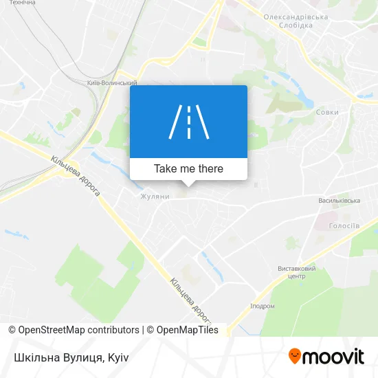 Карта Шкільна Вулиця