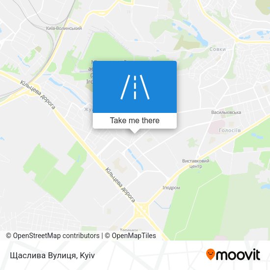 Щаслива Вулиця map