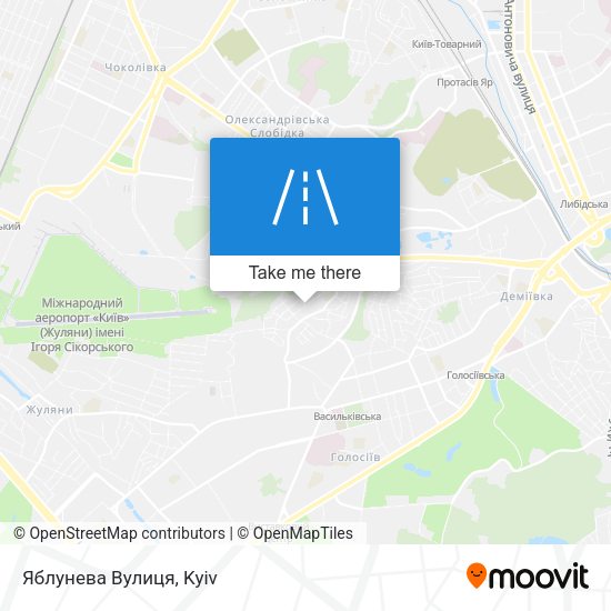 Яблунева Вулиця map