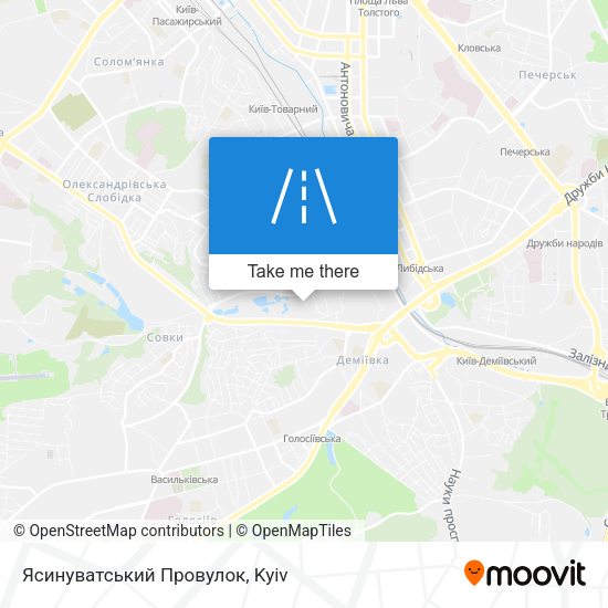 Ясинуватський Провулок map