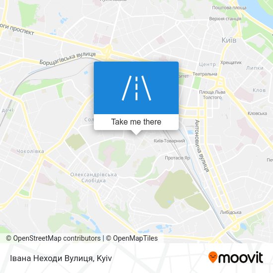 Карта Івана Неходи Вулиця