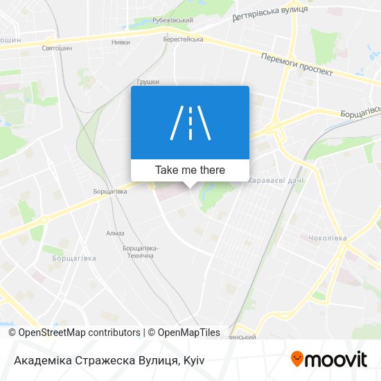 Академіка Стражеска Вулиця map