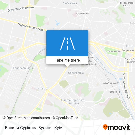 Василя Сурікова Вулиця map