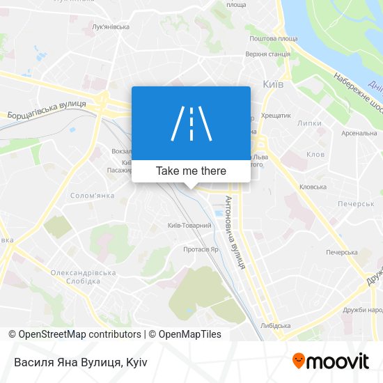 Василя Яна Вулиця map