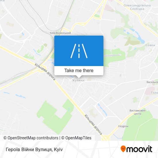Героїв Війни Вулиця map