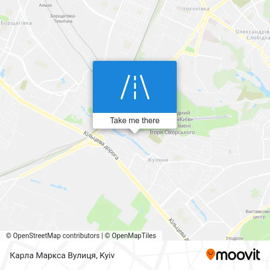 Карта Карла Маркса Вулиця