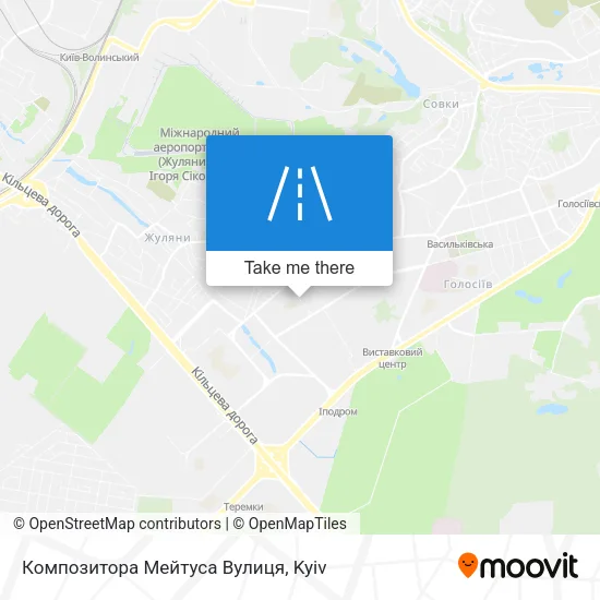 Карта Композитора Мейтуса Вулиця