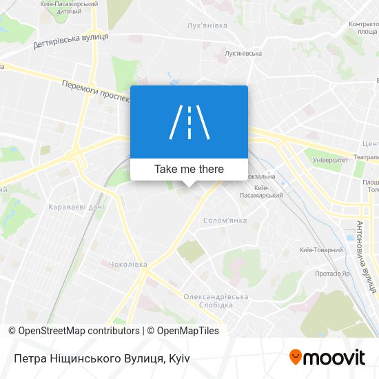 Петра Ніщинського Вулиця map