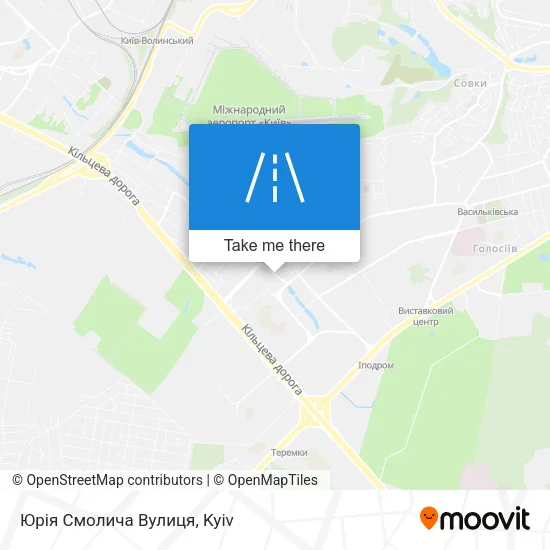 Карта Юрія Смолича Вулиця