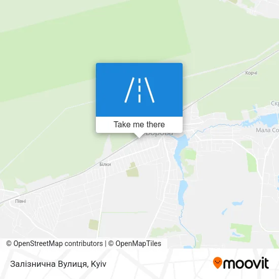 Залізнична Вулиця map