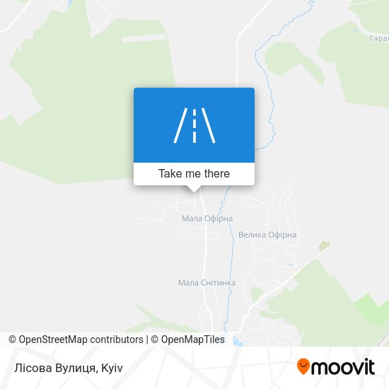 Лісова Вулиця map