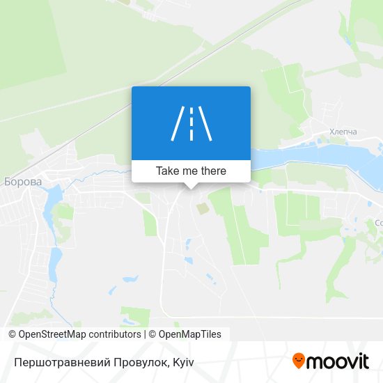 Першотравневий Провулок map