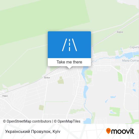 Український Провулок map