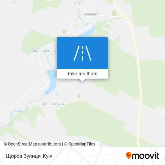 Карта Щорса Вулиця