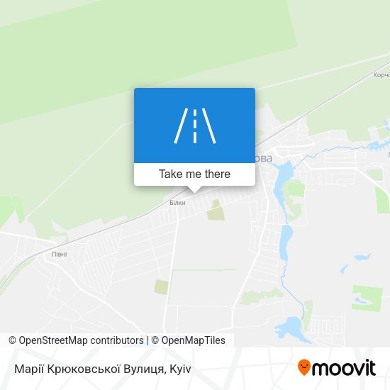 Марії Крюковської Вулиця map