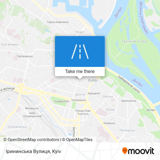Ірининська Вулиця map