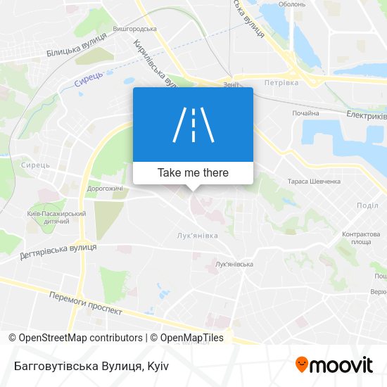 Багговутівська Вулиця map