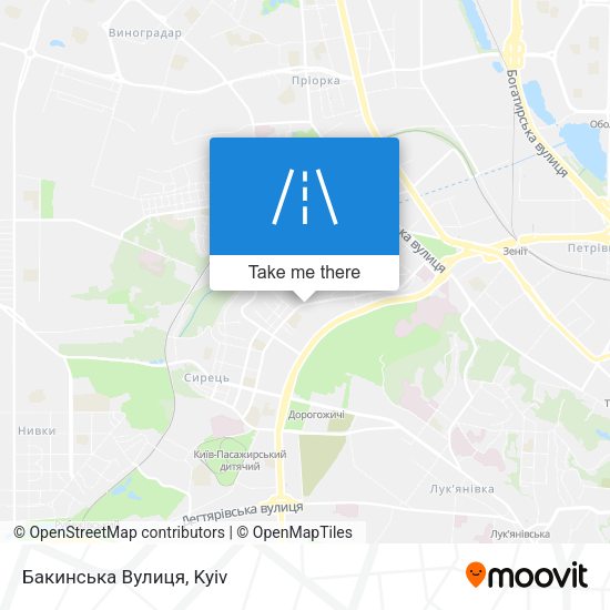 Бакинська Вулиця map