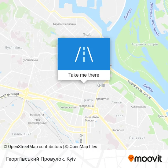 Карта Георгіївський Провулок