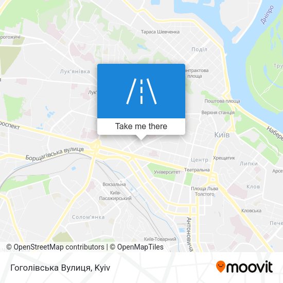 Гоголівська Вулиця map