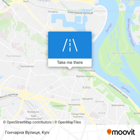 Карта Гончарна Вулиця