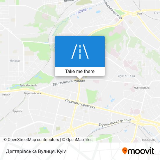 Дегтярівська Вулиця map