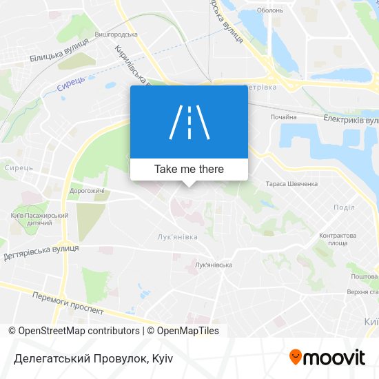 Делегатський Провулок map