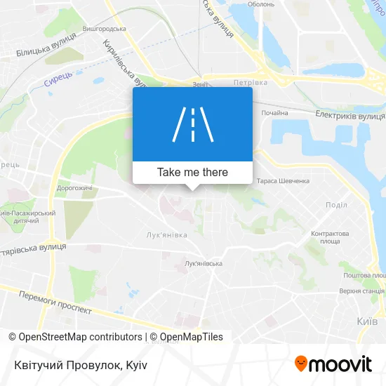 Карта Квітучий Провулок
